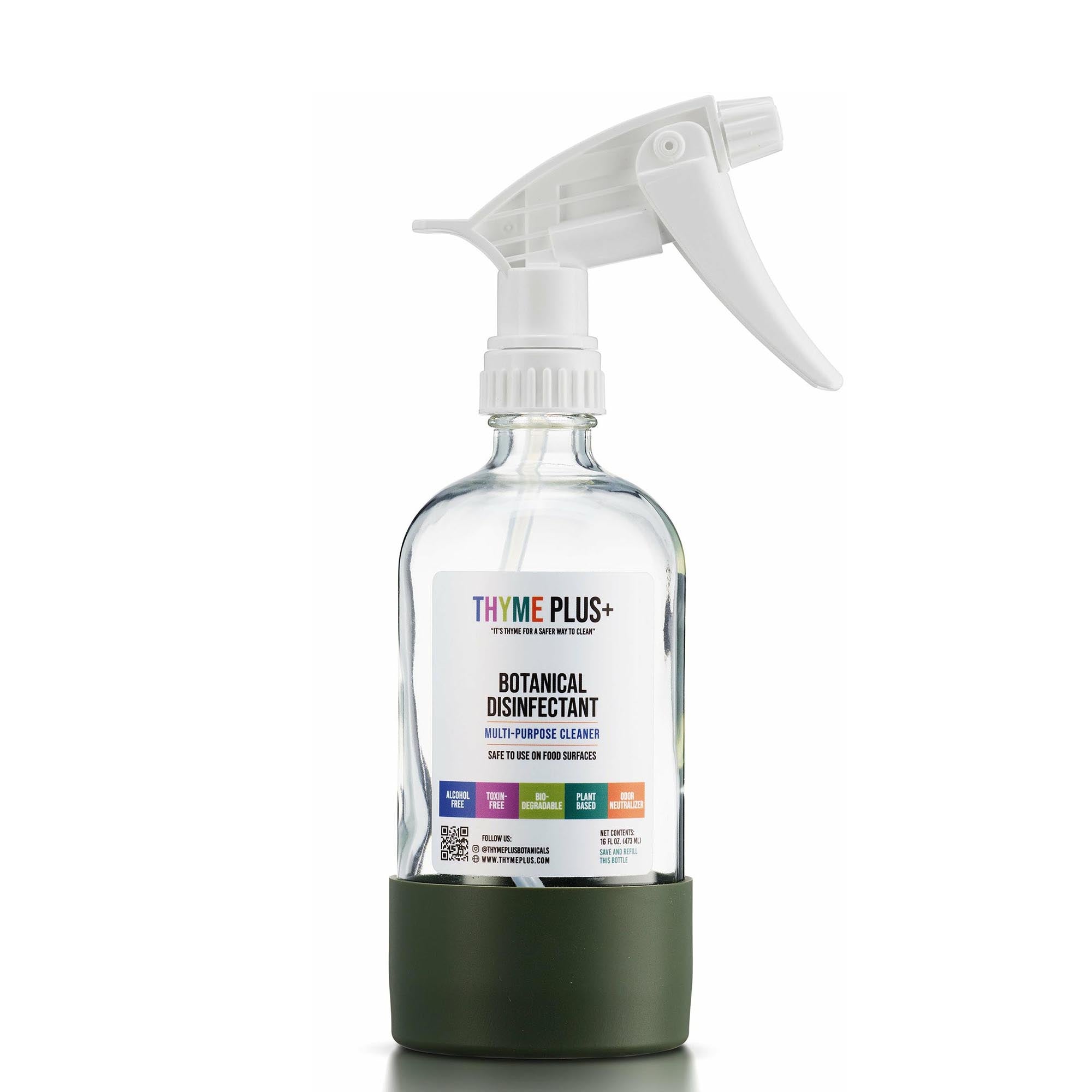 Eco Friendly Reusable Glass Spray Bottle | Thyme Plus – Thyme Plus +