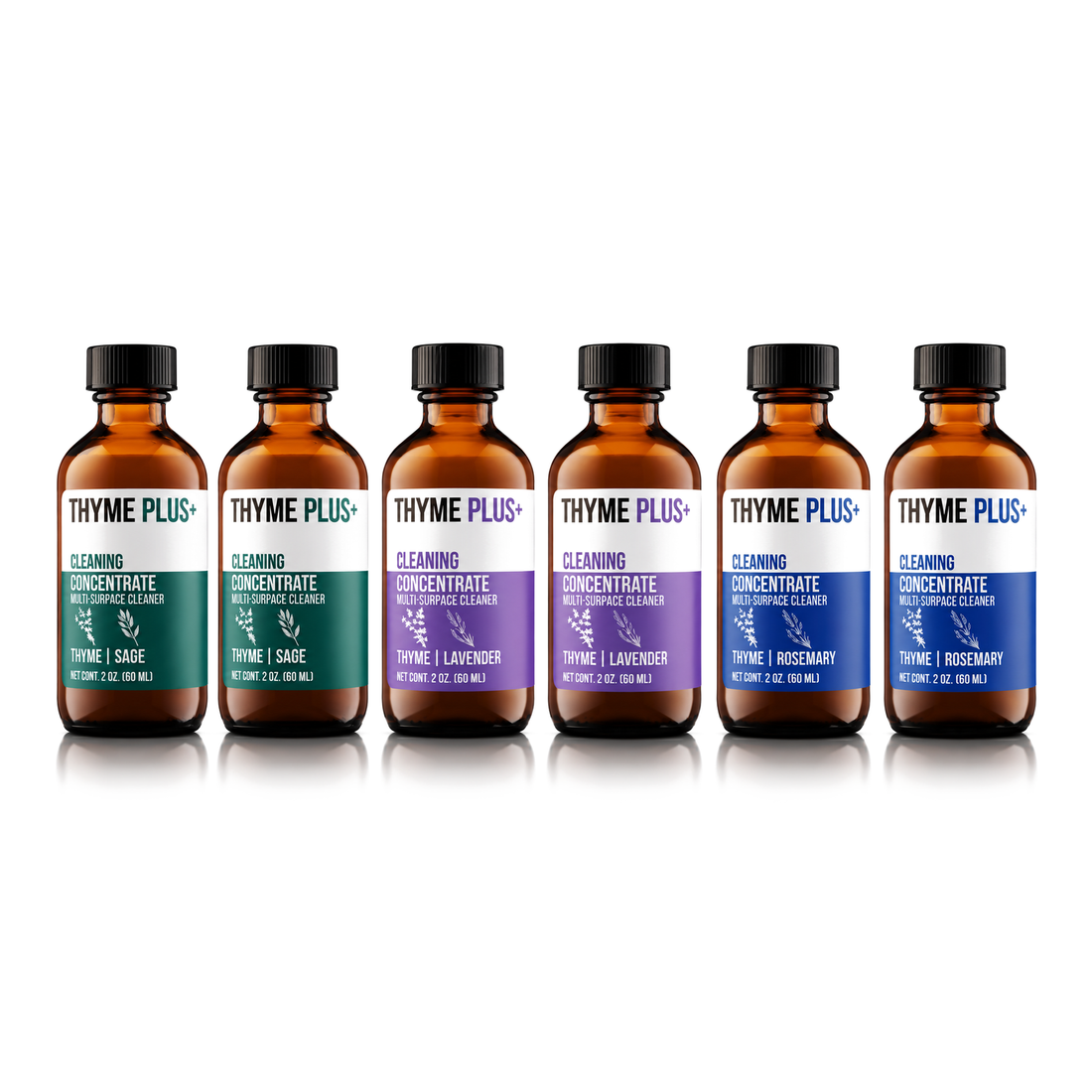 Sage + Rosemary + Lavender Sampler (6 Concentrates)